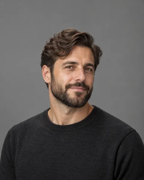 Imagem ilustrativa de Corte e barba, com enquadramento completo do rosto e cabelo
