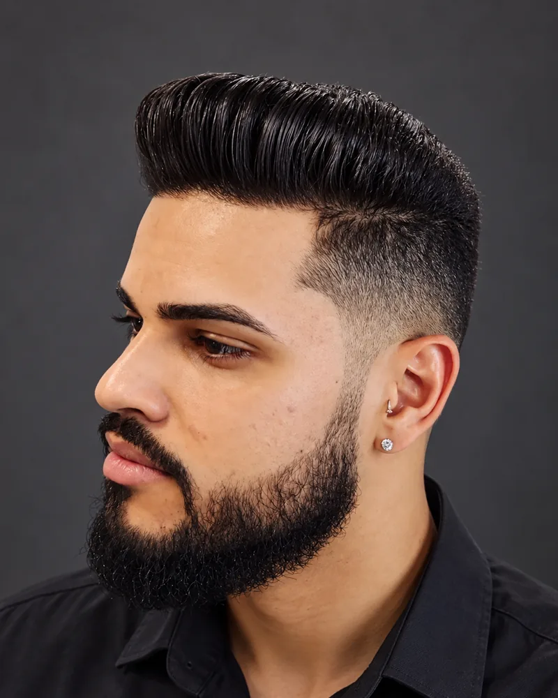 Inspiração ilustrativa de corte clássico criada com IA